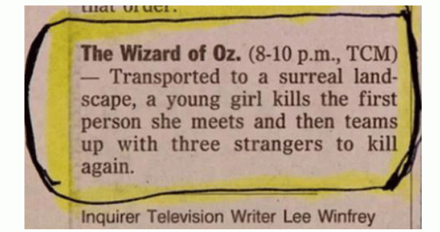 Wizard of Oz synopsis